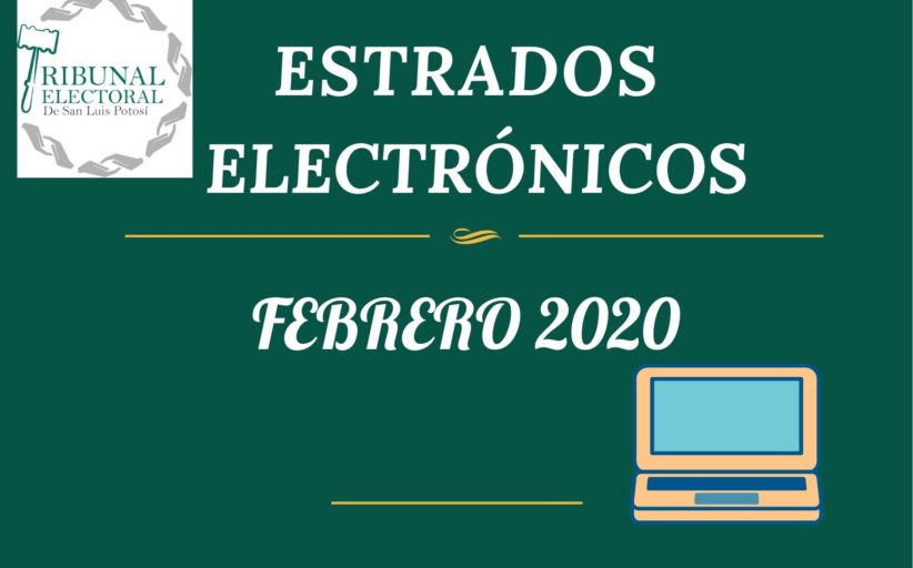 Estrados Electrónicos febrero 2020