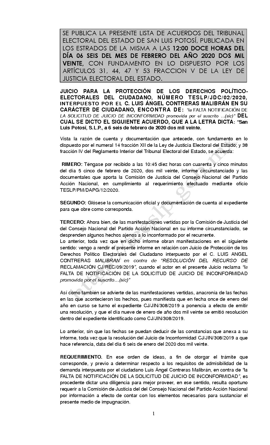 LISTA TESLP-JDC-02-2020 06-FEBRERO-2020 12-00 horas
