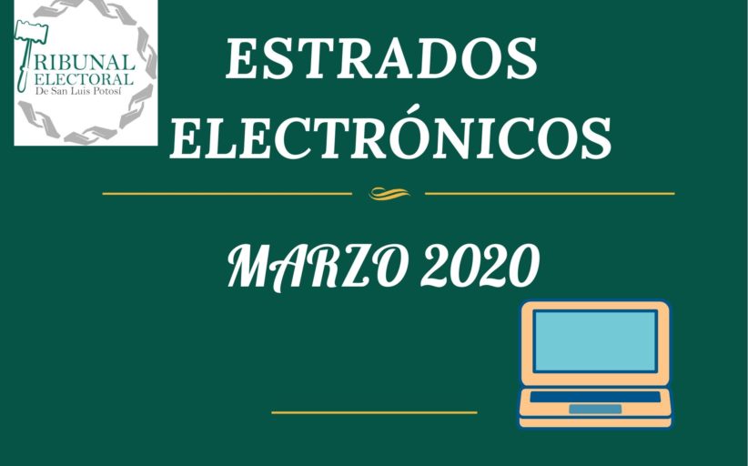 Estrados Electrónicos marzo 2020