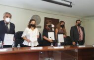 Firma del convenio de apoyo y colaboración entre la Universidad Intercultural de San Luis Potosí